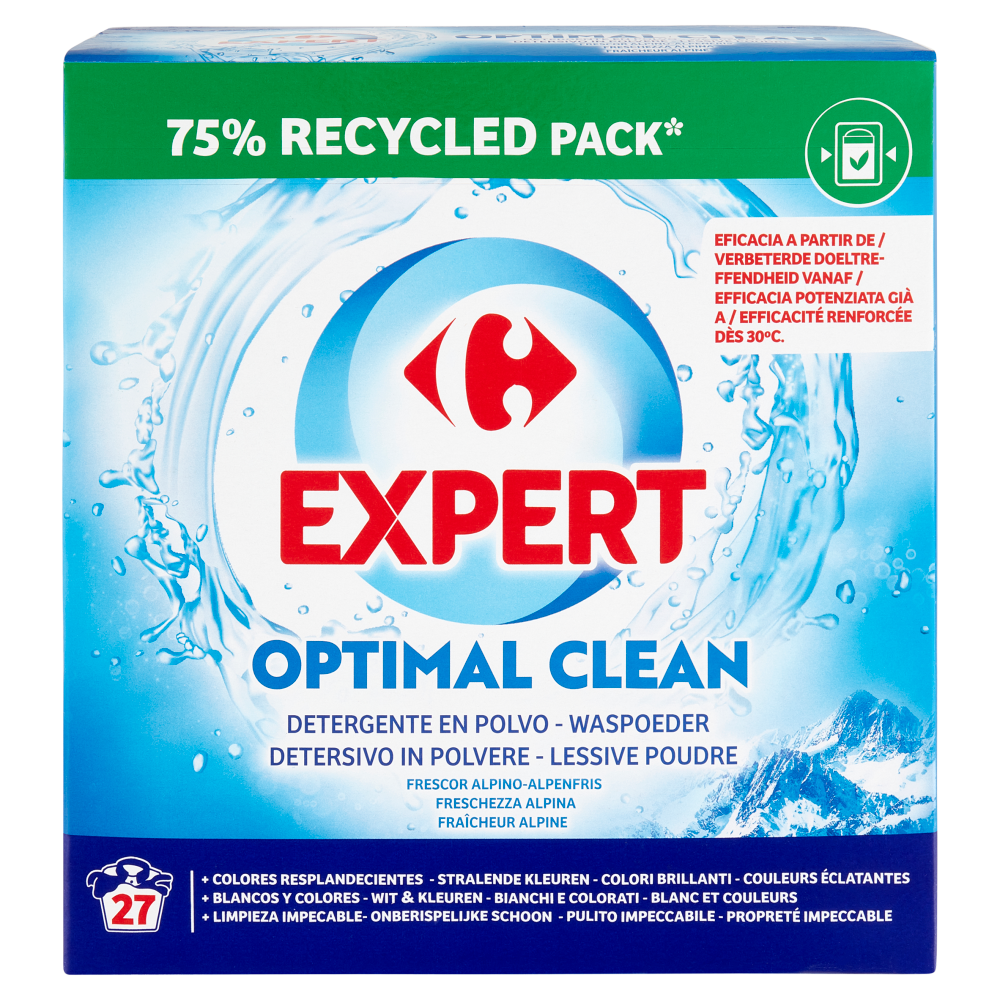 Carrefour Expert Detersivo in Polvere Freschezza Alpina 1,350 kg
