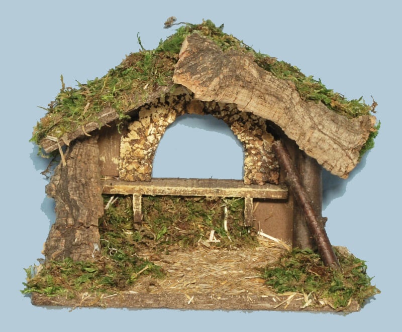 Carrefour Capanna Vuota Con Mensola E Finestra cm.23 X 13 X 17