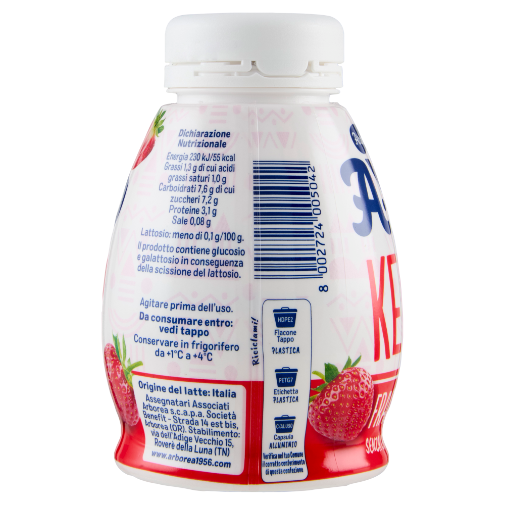 Arborea A-Yo Kefir Fragola Senza Lattosio 200 g