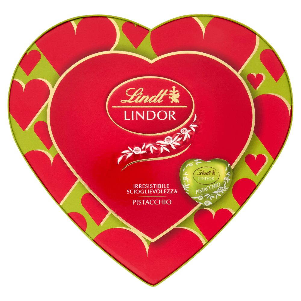 Lindt Lindor scatola cuore pistacchio 82 g