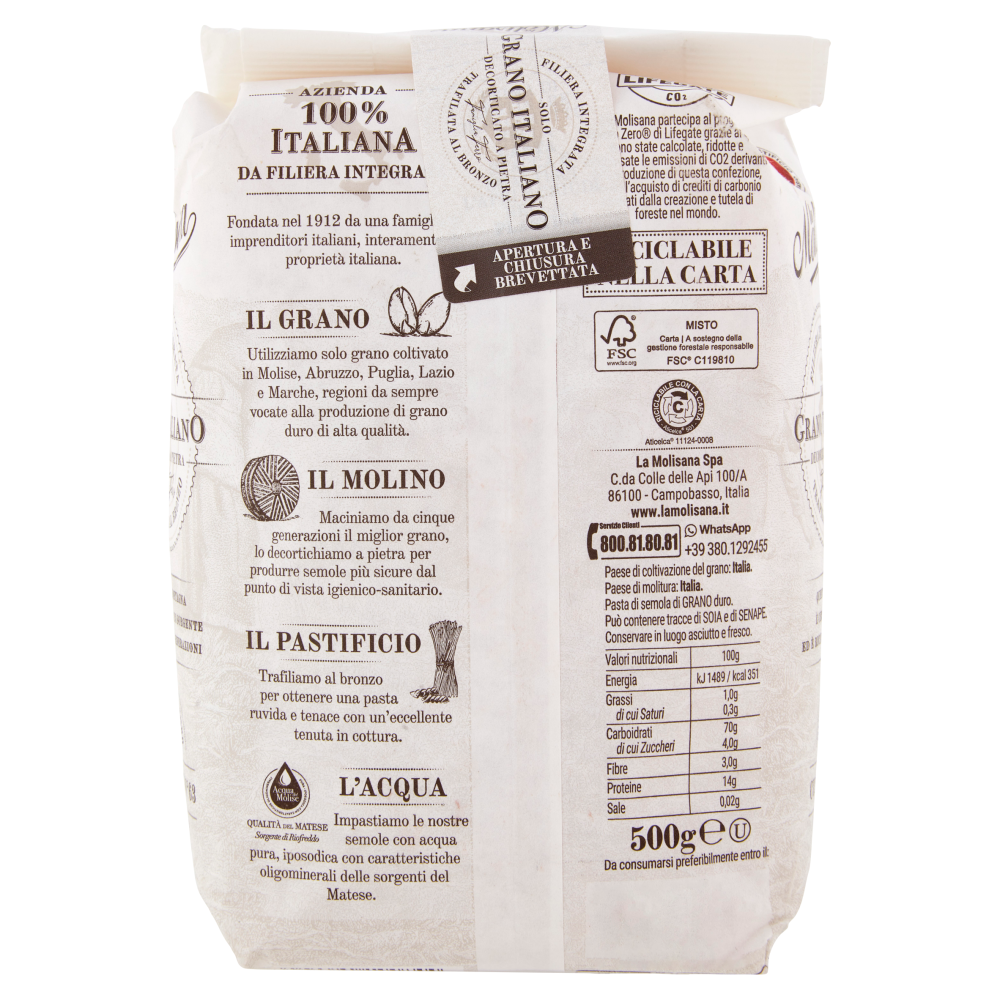 La Molisana 63 Cubetto 500 g