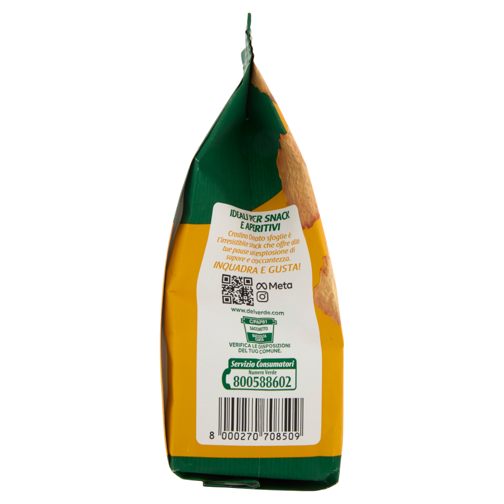 Delverde Crostino dorato Sfoglie Classiche 180 g
