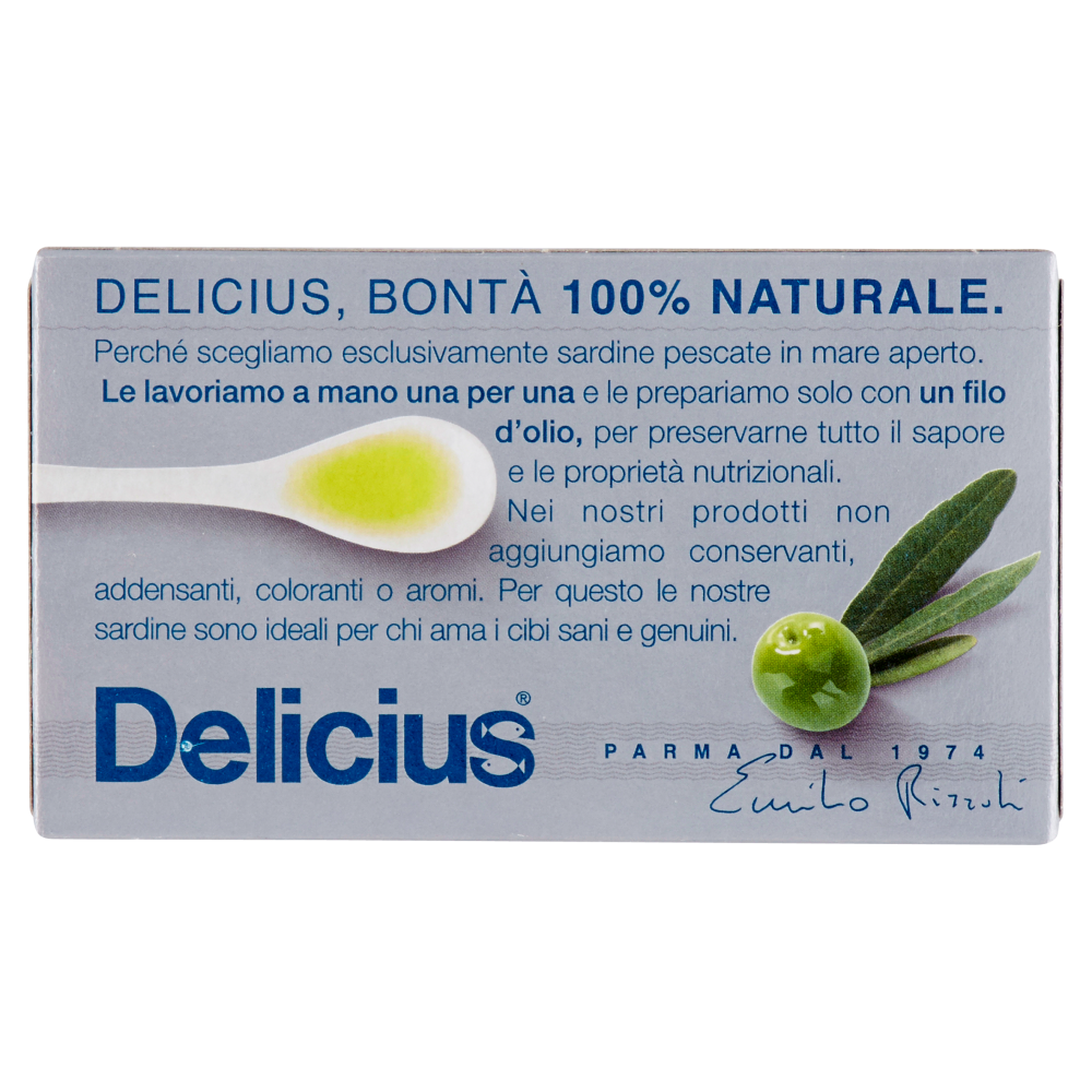 Delicius Sardine all'olio di oliva 120 g