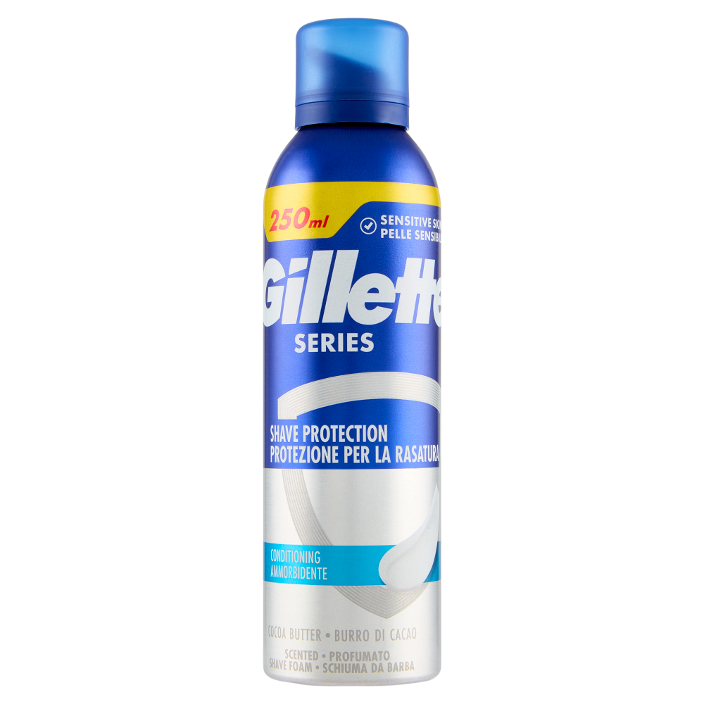 Gillette Series Schiuma da Barba Ammorbidente, 250 ml
