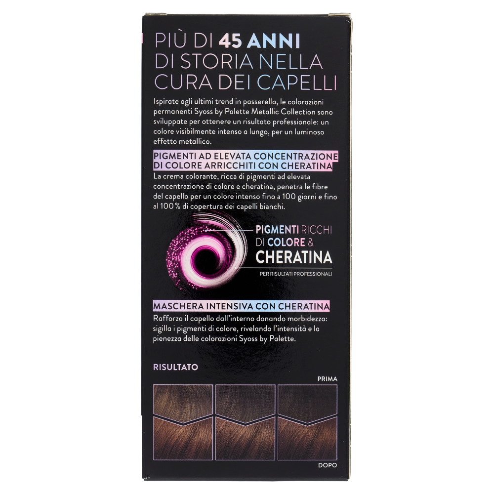 Syoss By Palette Colorazione Permanente 4_65 Castano Cioccolato Ramato