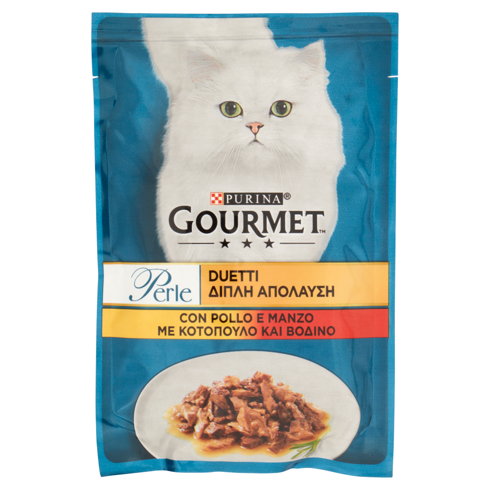 PURINA GOURMET Perle Duetti con Pollo e Manzo 85 g