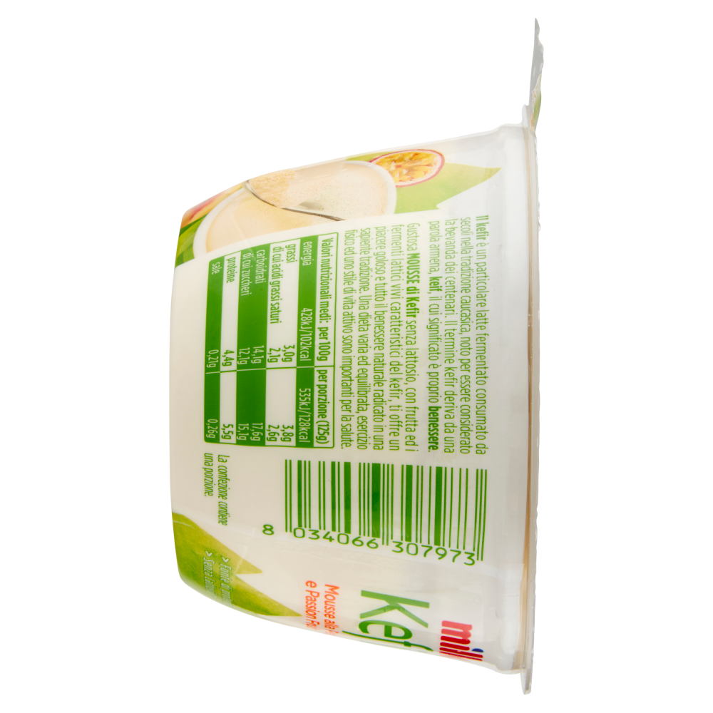 Milk Kefir Mousse alla Pesca e Passion Fruit 125 g