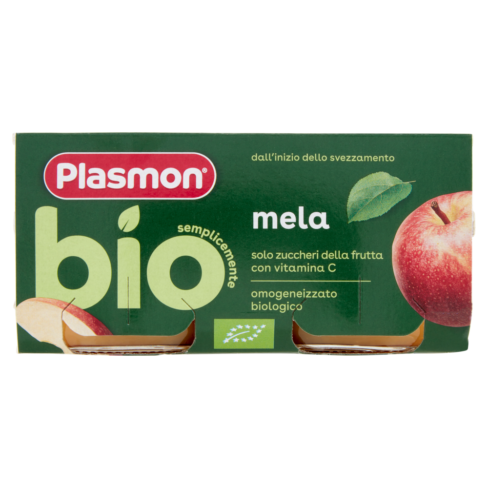 Plasmon semplicemente bio mela 2 x 80 g