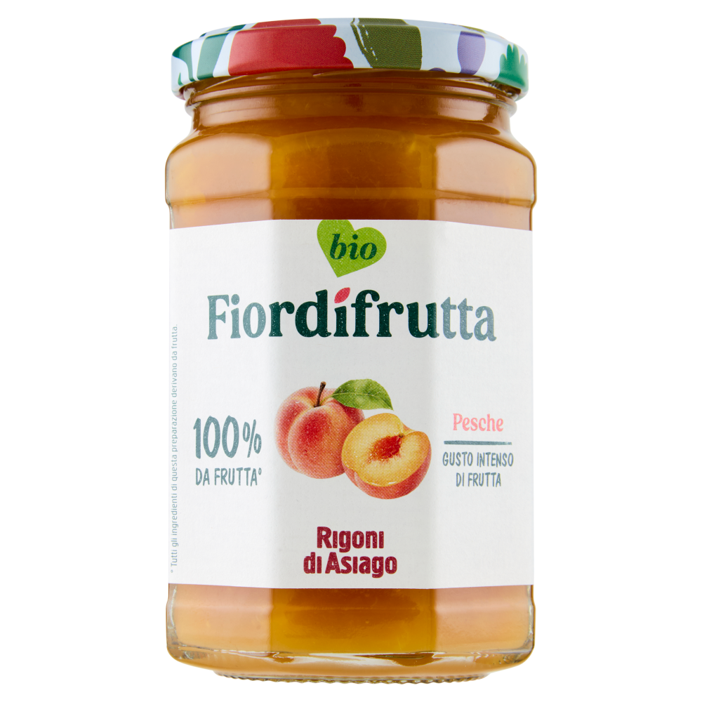 Rigoni di Asiago Fiordifrutta Le Specialit&agrave; bio Pesche 330 g