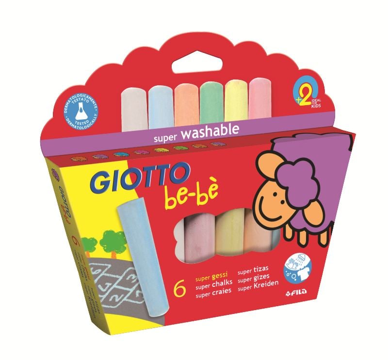 F.I.L.A. Astuccio 6 Supergessi Giotto Bebe'