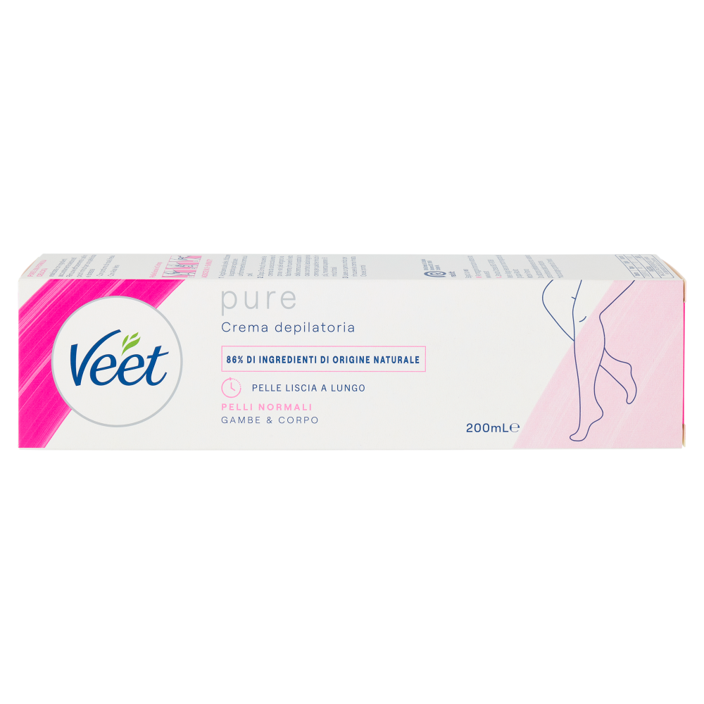 Veet pure Crema depilatoria Pelli Normali 200 mL