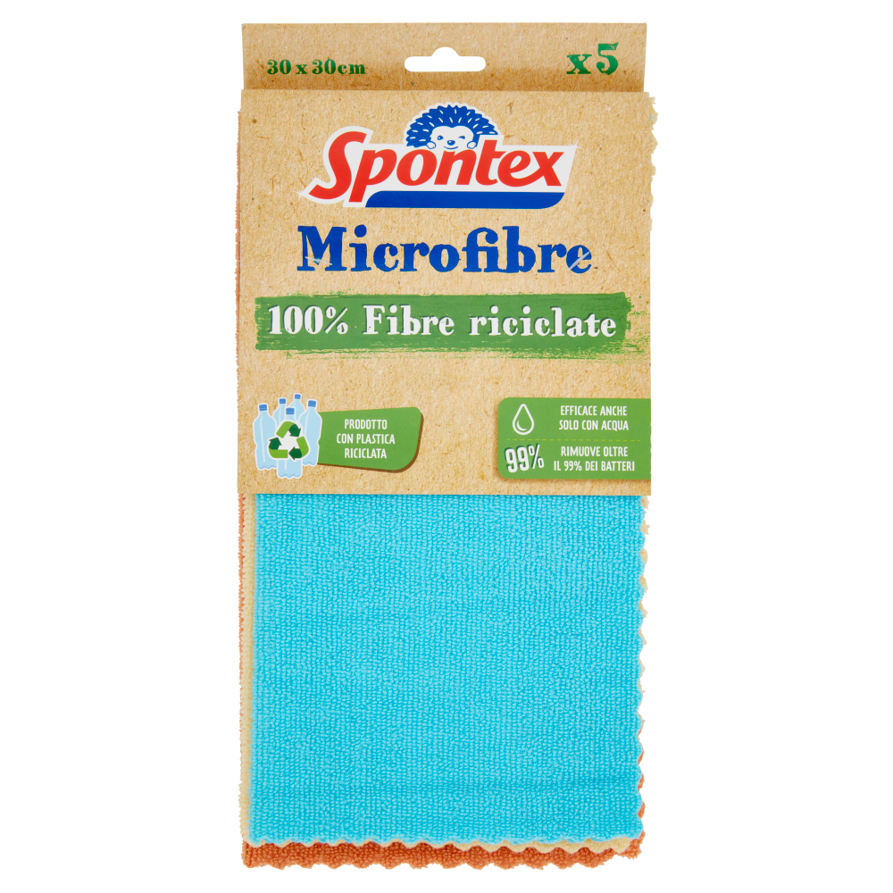 Spontex Microfibre Eco x5