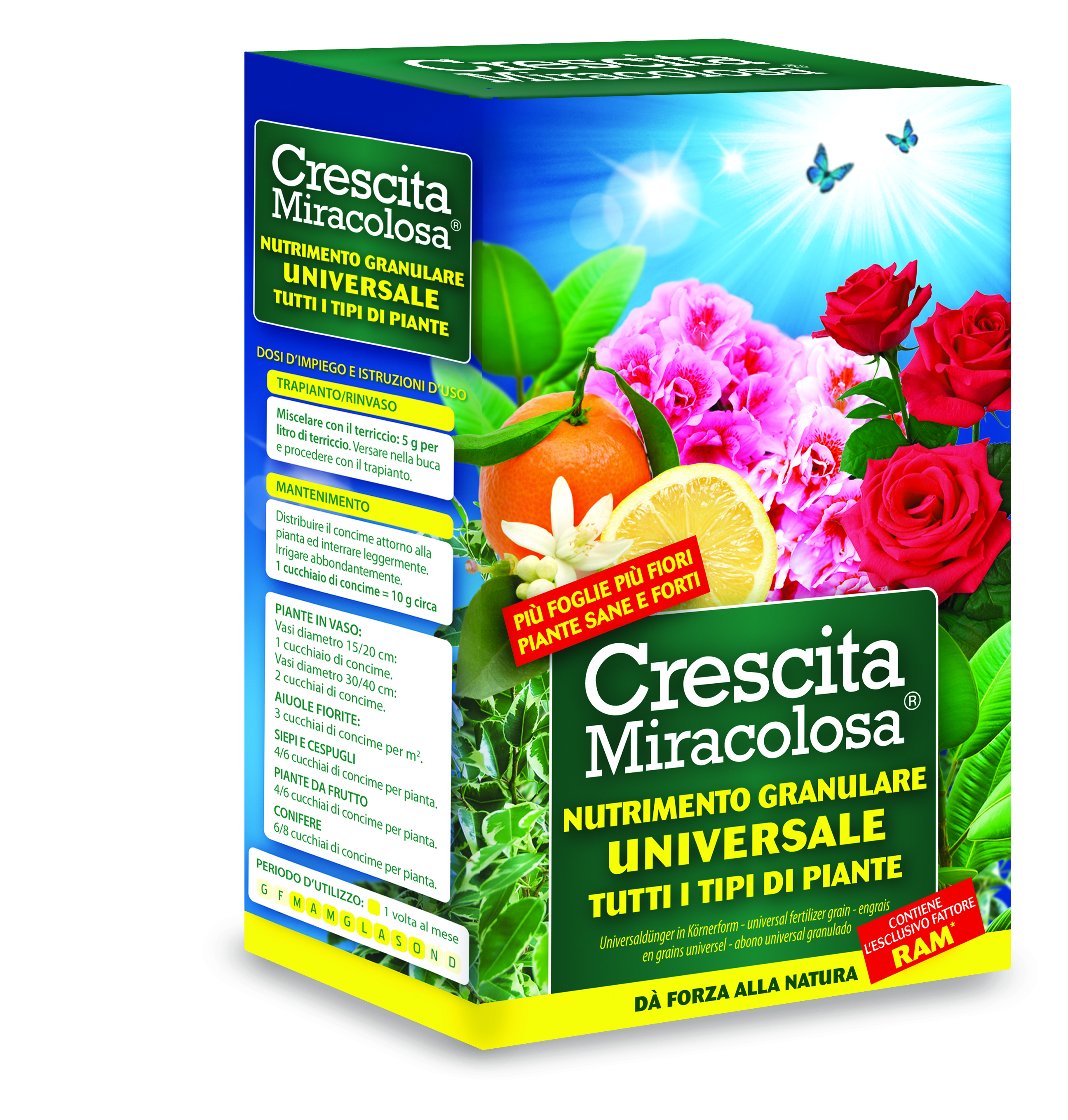 Blumen Concime crescita miracolosa universale granulare 450 gr