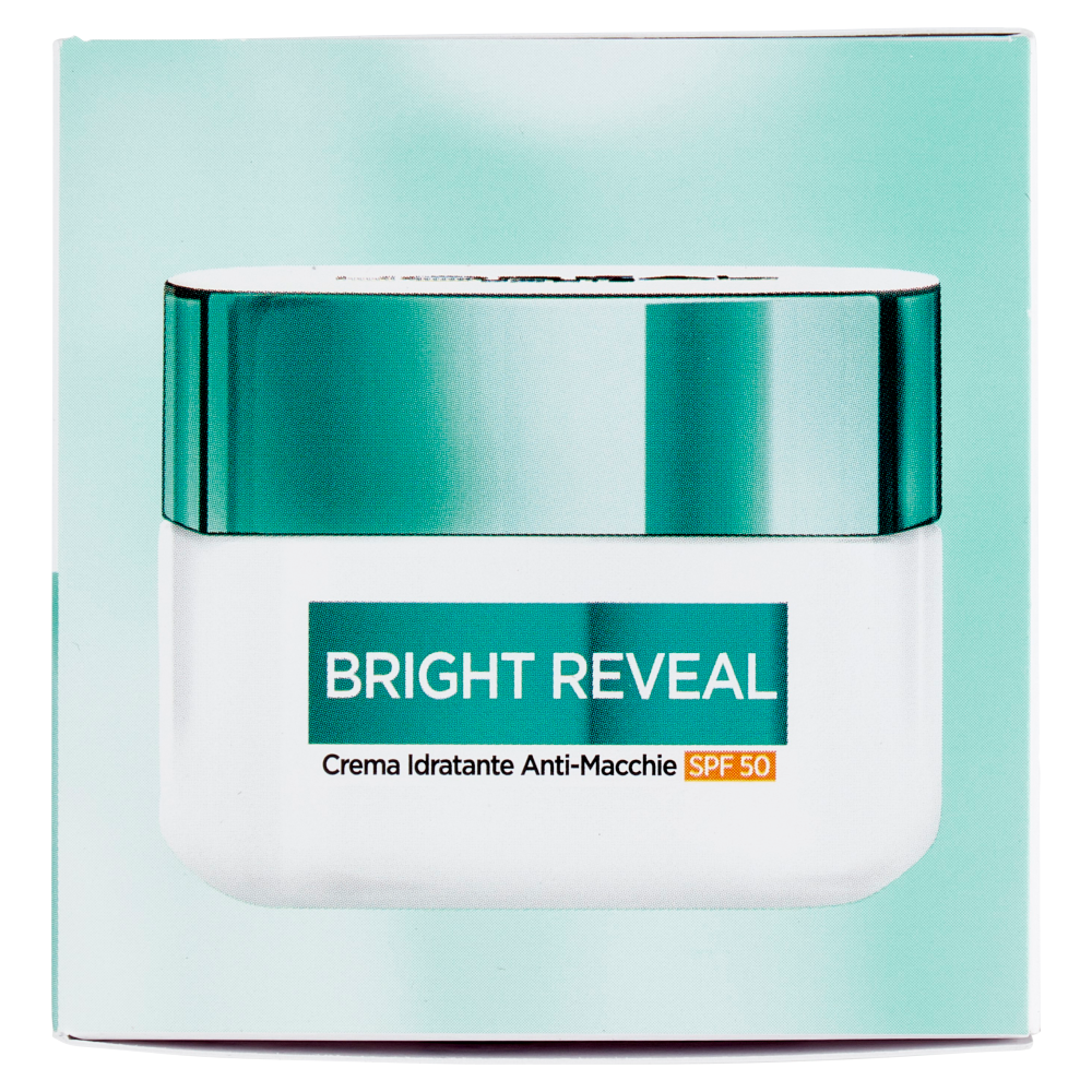 L'Oréal Paris Bright Reveal Crema Idratante Anti-Macchie SPF 50, 50 ml