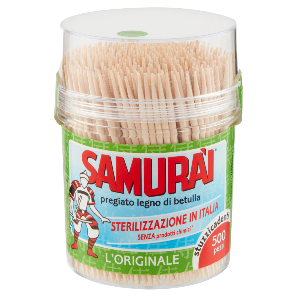 Samur&agrave;i l'Originale stuzzicadenti 500 pz