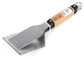 Hyba Spatola 32 cm e raschietto 31 cm per barbecue