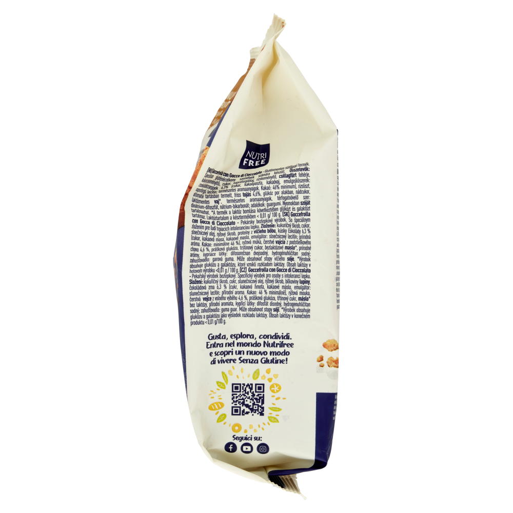 Nutrifree Gocce3frolla con Gocce di Cioccolato Senza Glutine 300 g