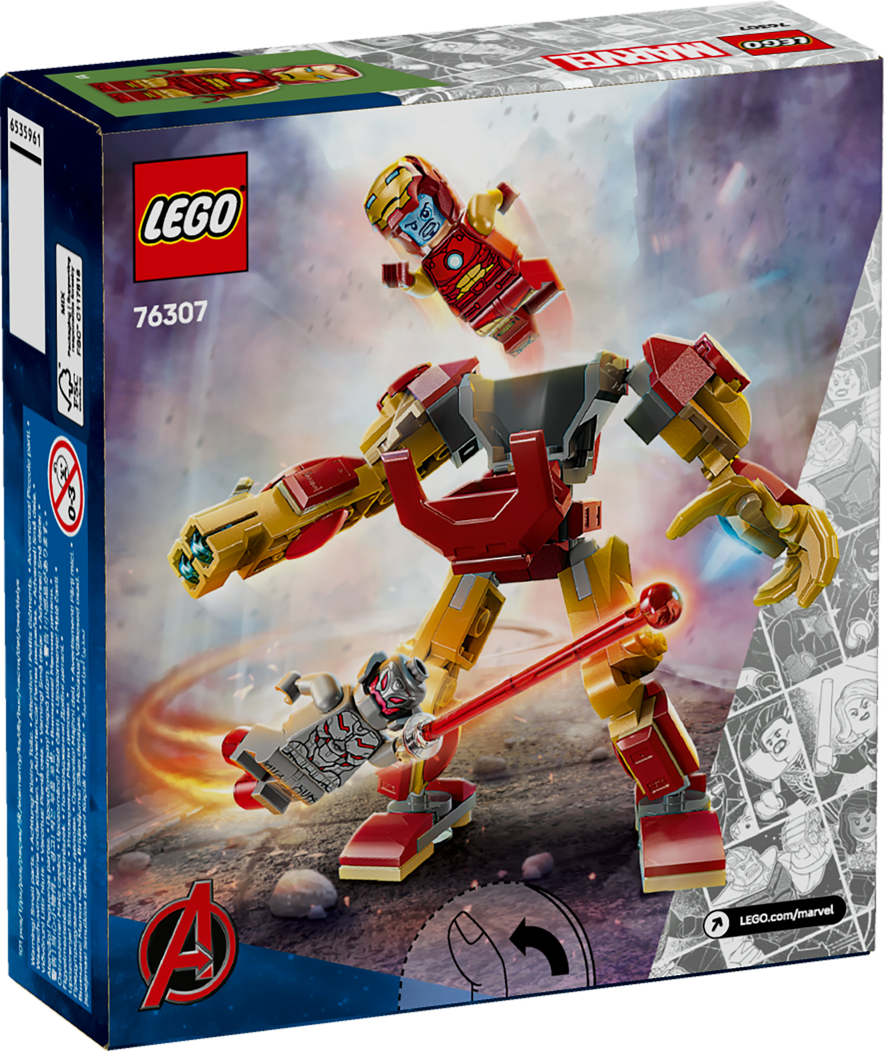 LEGO Mech di Iron Man contro Ultron