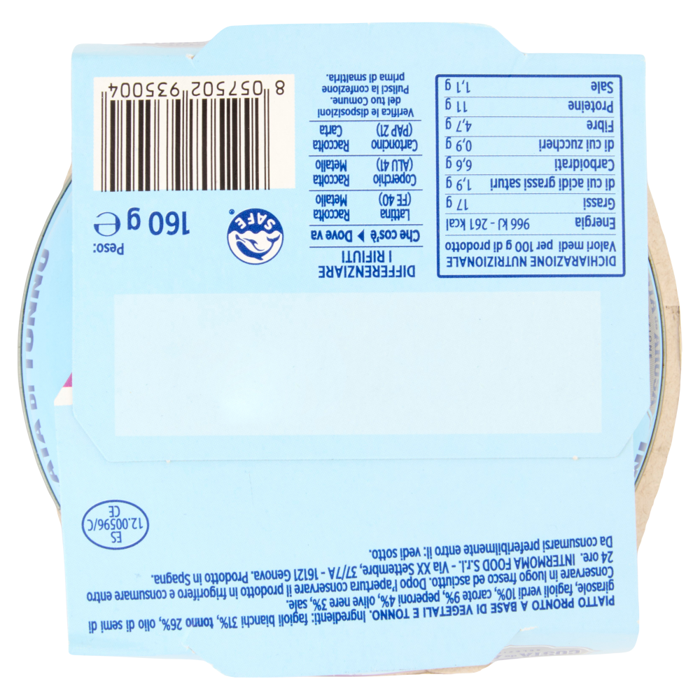 Costa de Arosa Insalatonna Tonno e Fagioli 160 g