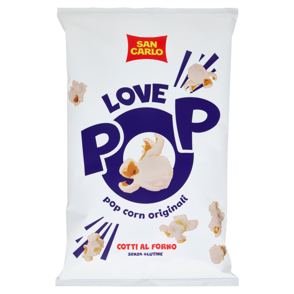 San Carlo Love Pop pop corn originali 100 g