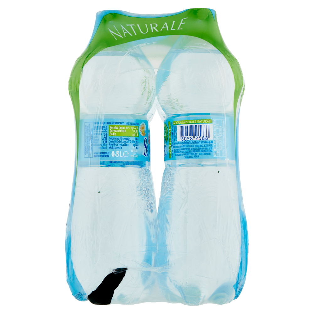 Sant'Anna Sorgente Rebruant 1950m Naturale 6 x 0,5 Litri