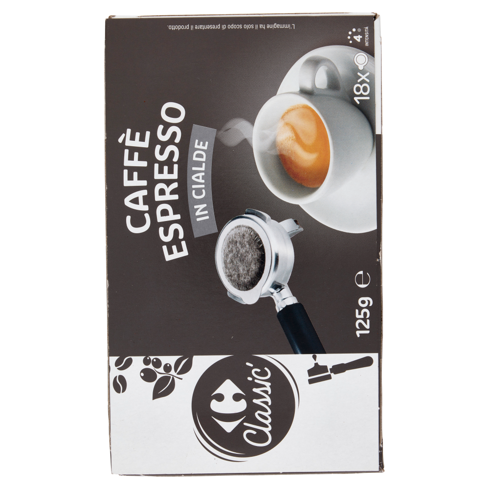 Carrefour Classic Caffè Espresso in Cialde 18 x 6,95 g