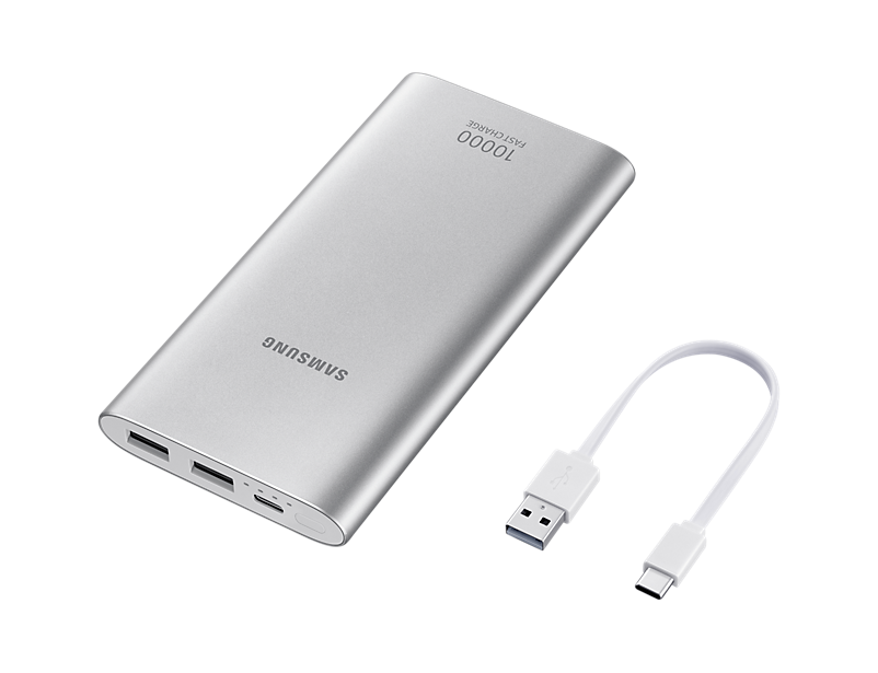 Samsung EB-P1100C 10000 mAh Argento