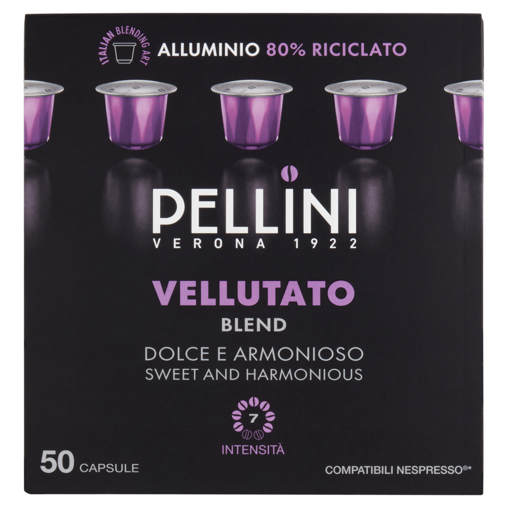 Pellini Vellutato Compatibili Nespresso* 50 Capsule 275 g