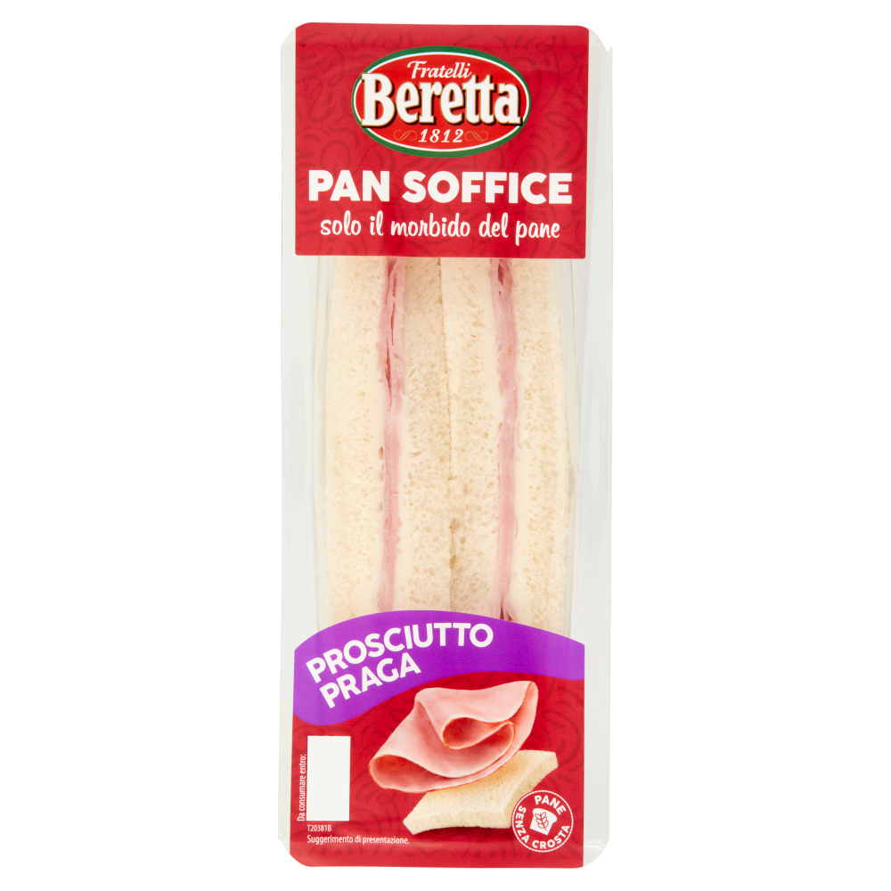 Fratelli Beretta Pan Soffice Prosciutto Praga 140 g