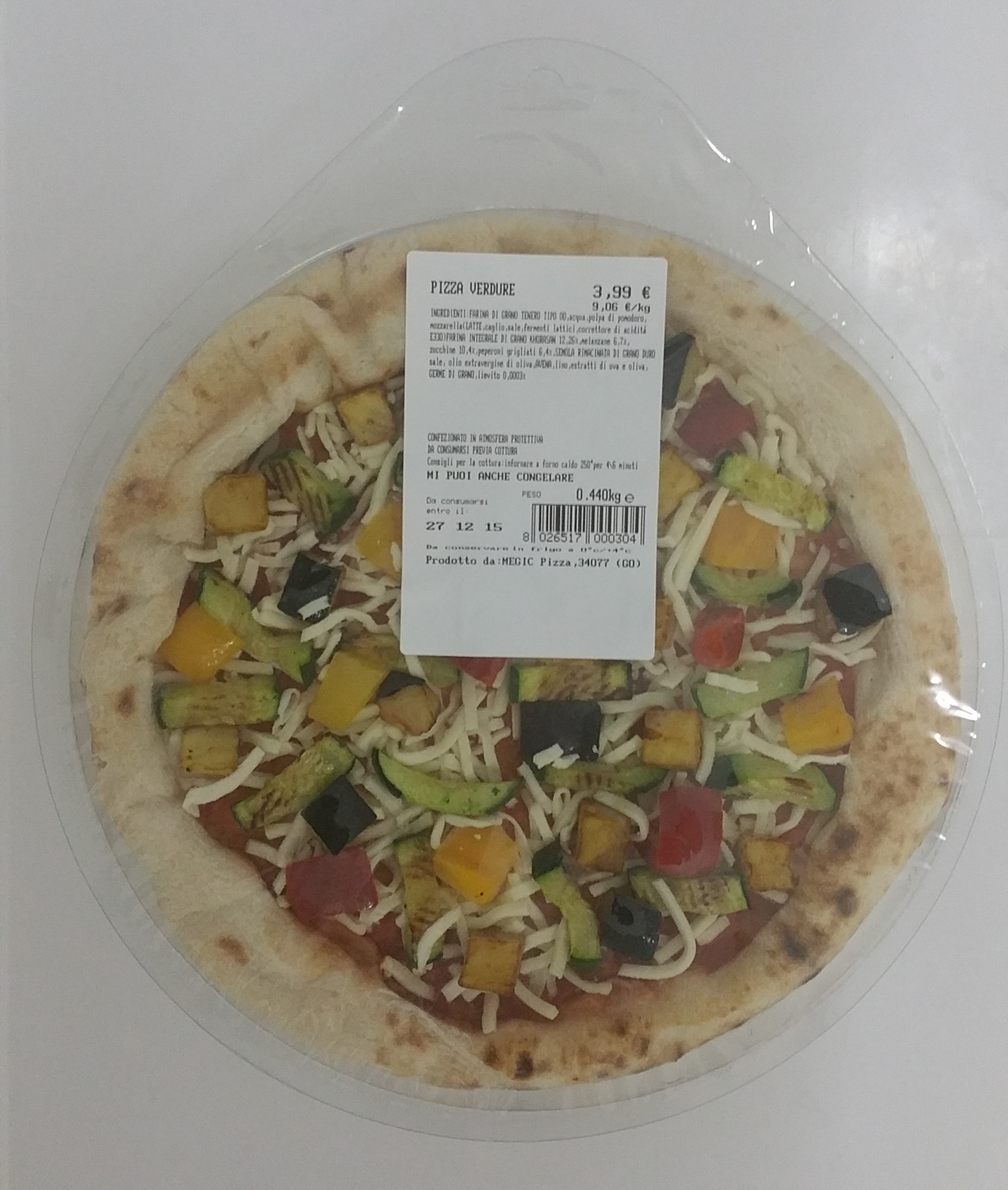 Megic Pizza Pizza Verdure 0,440 kg