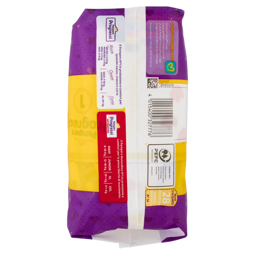 Pampers Progressi Newborn 28 pz