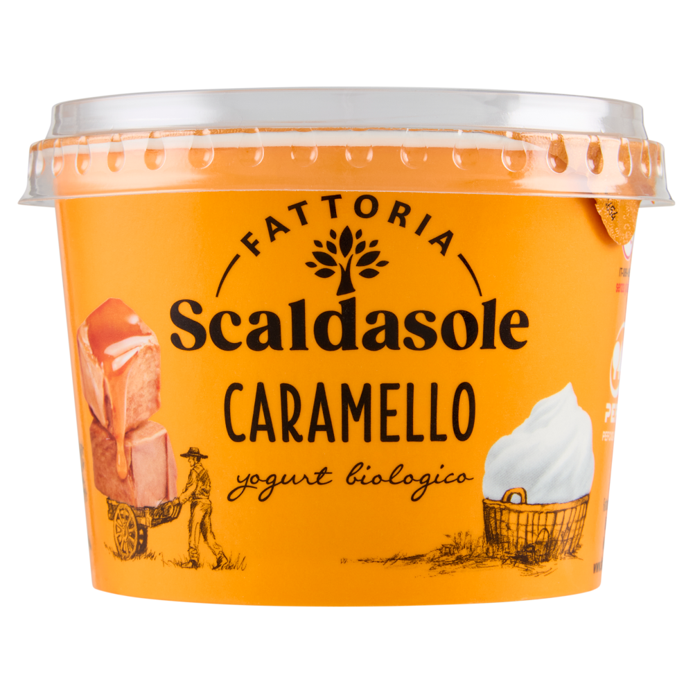 Fattoria Scaldasole Caramello yogurt biologico 250 g