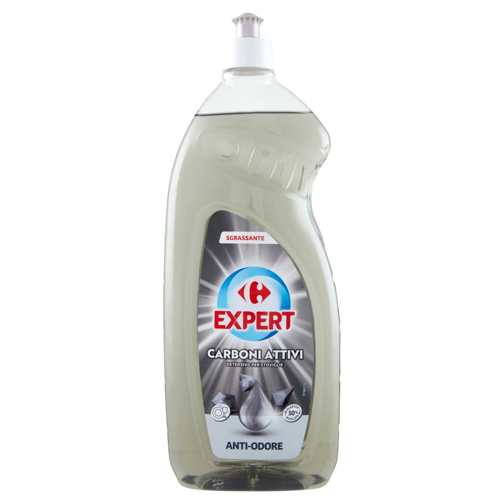 Carrefour Expert Carboni Attivi Detersivo per Stoviglie 1 L