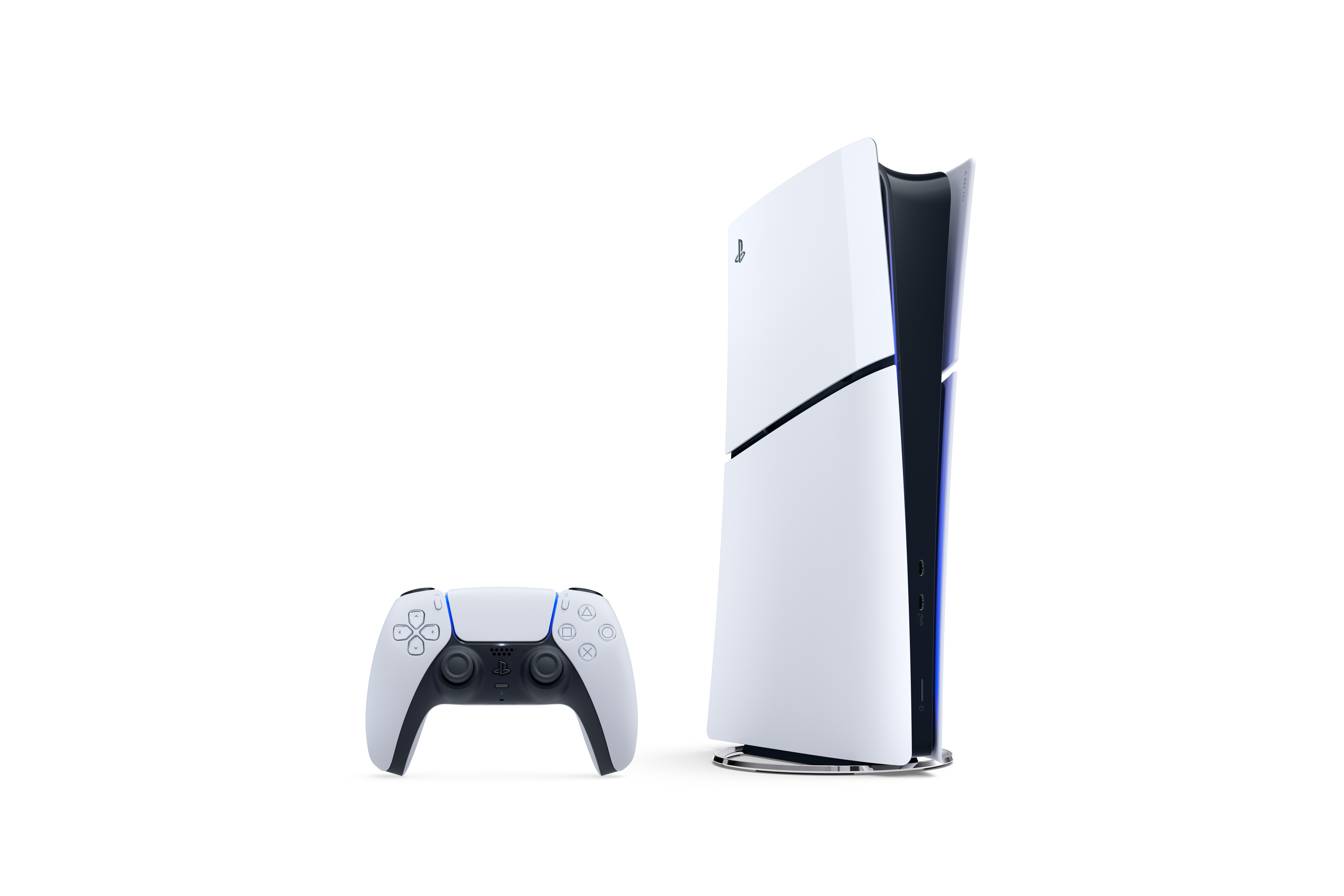 Sony PlayStation 5 Digital Edition 825 GB Wi-Fi Nero, Bianco