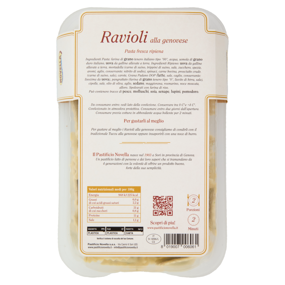 Ravioli Genova gr 300 -