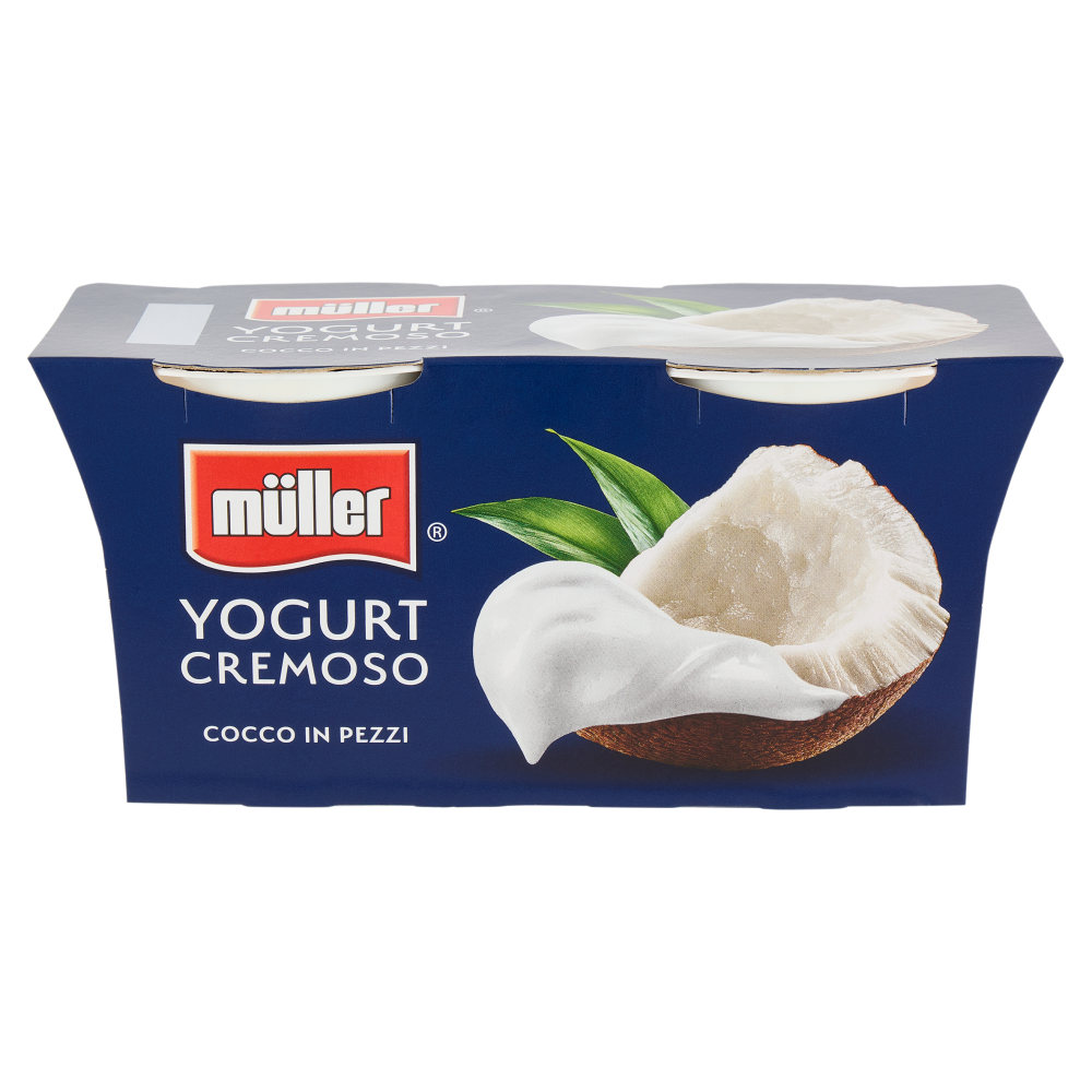 müller Yogurt Cremoso Cocco in Pezzi 2 x 125 g