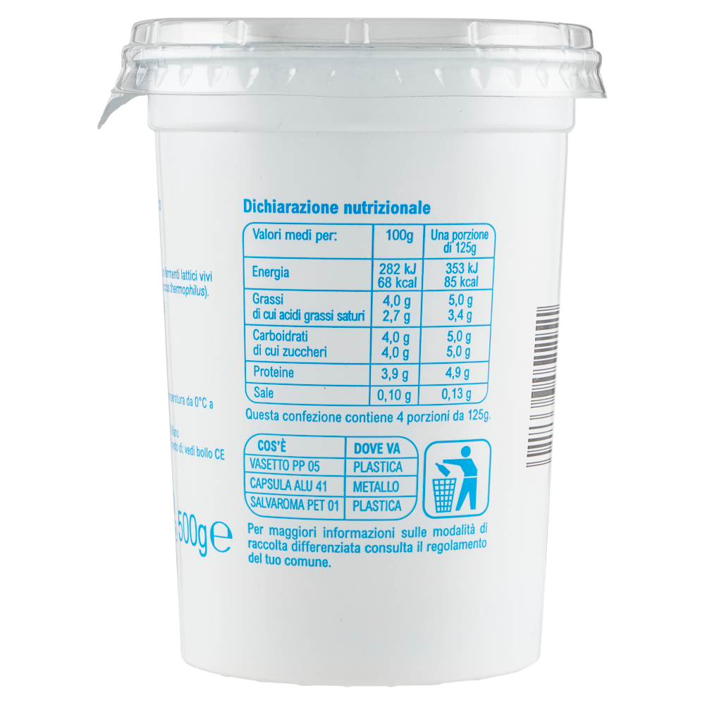 Simpl yogurt Bianco intero 500 g