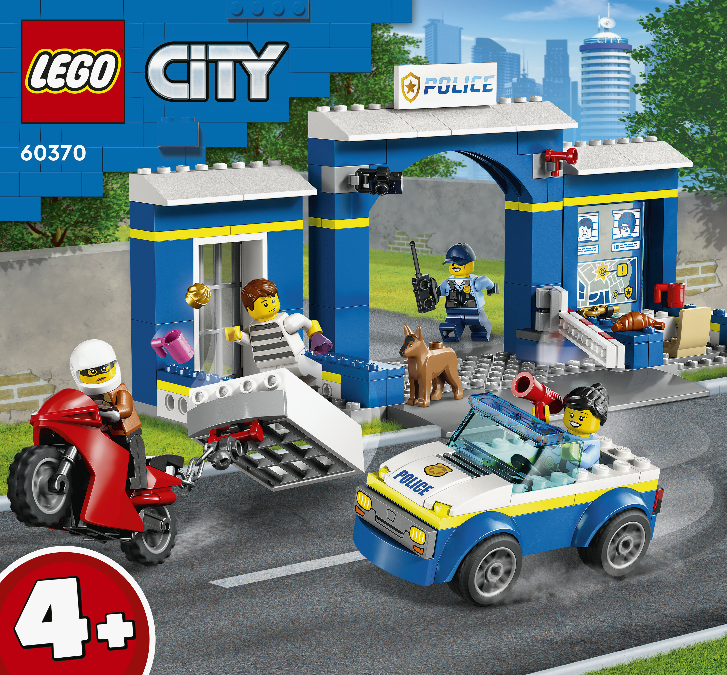 Plus-Plus Set Edifici Stazione Di Polizia, Mattoncini Danesi, Gioco Creativo Per Bambini 5+, PVC E BPA Free - 5