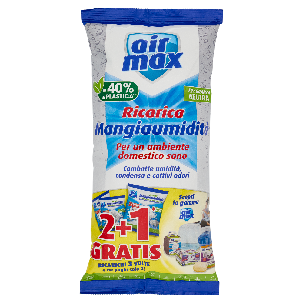 air max Mangiaumidità Ricarica Fragranza Neutra 1350 g
