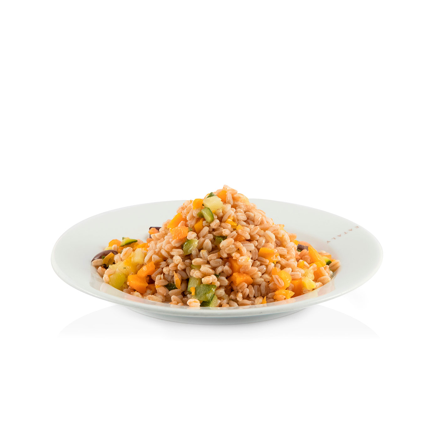 Farro con Olive e Carote