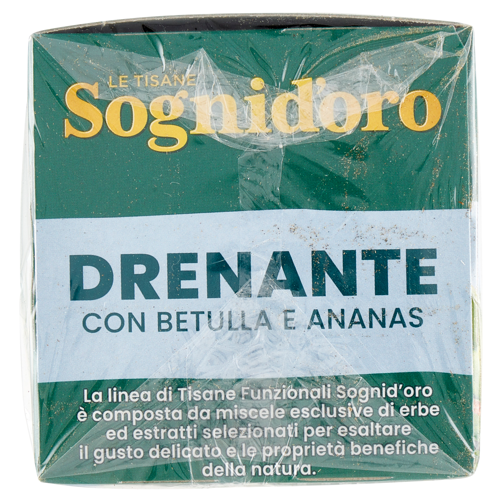 Sognid'oro le Tisane Drenante con Betulla e Ananas bustine 20 x 1,8 g