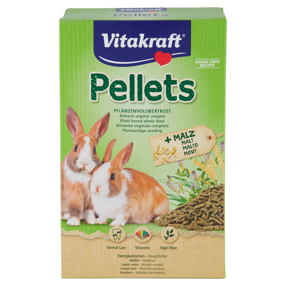 Vitakraft Pellets Alimento vegetale completo + Malto 1 kg