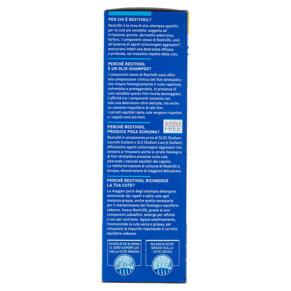 RestivOil Complex Olio-Shampoo per Cute Sensibile Antiforfora 150 ml