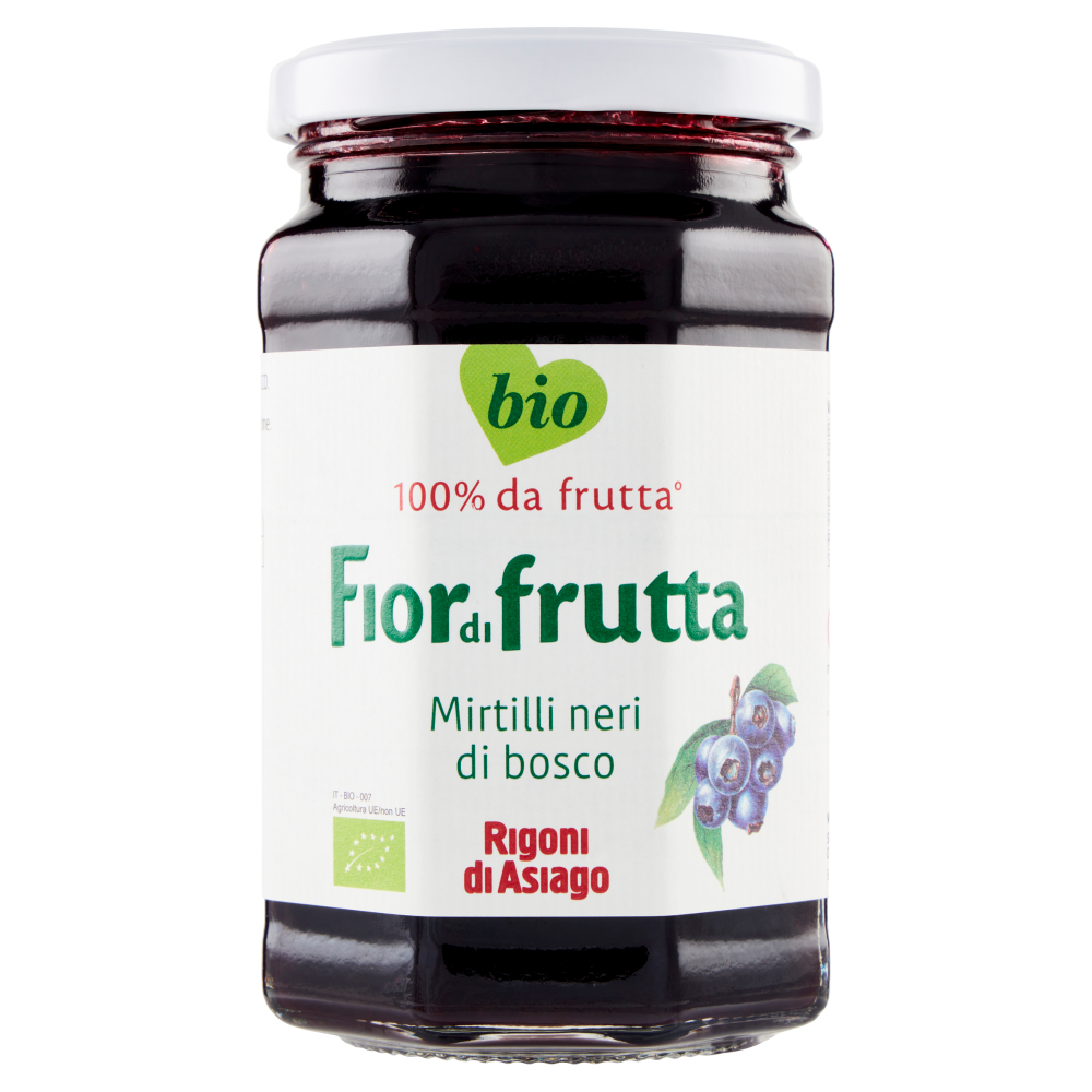 Rigoni di Asiago Fiordifrutta Mirtilli neri di bosco bio 330 g