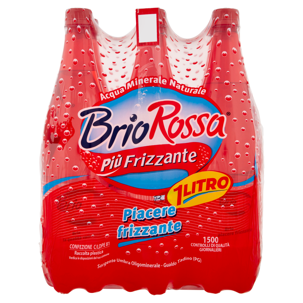 Brio Rossa Più Frizzante Gualdo Tadino 6 x 1 litro
