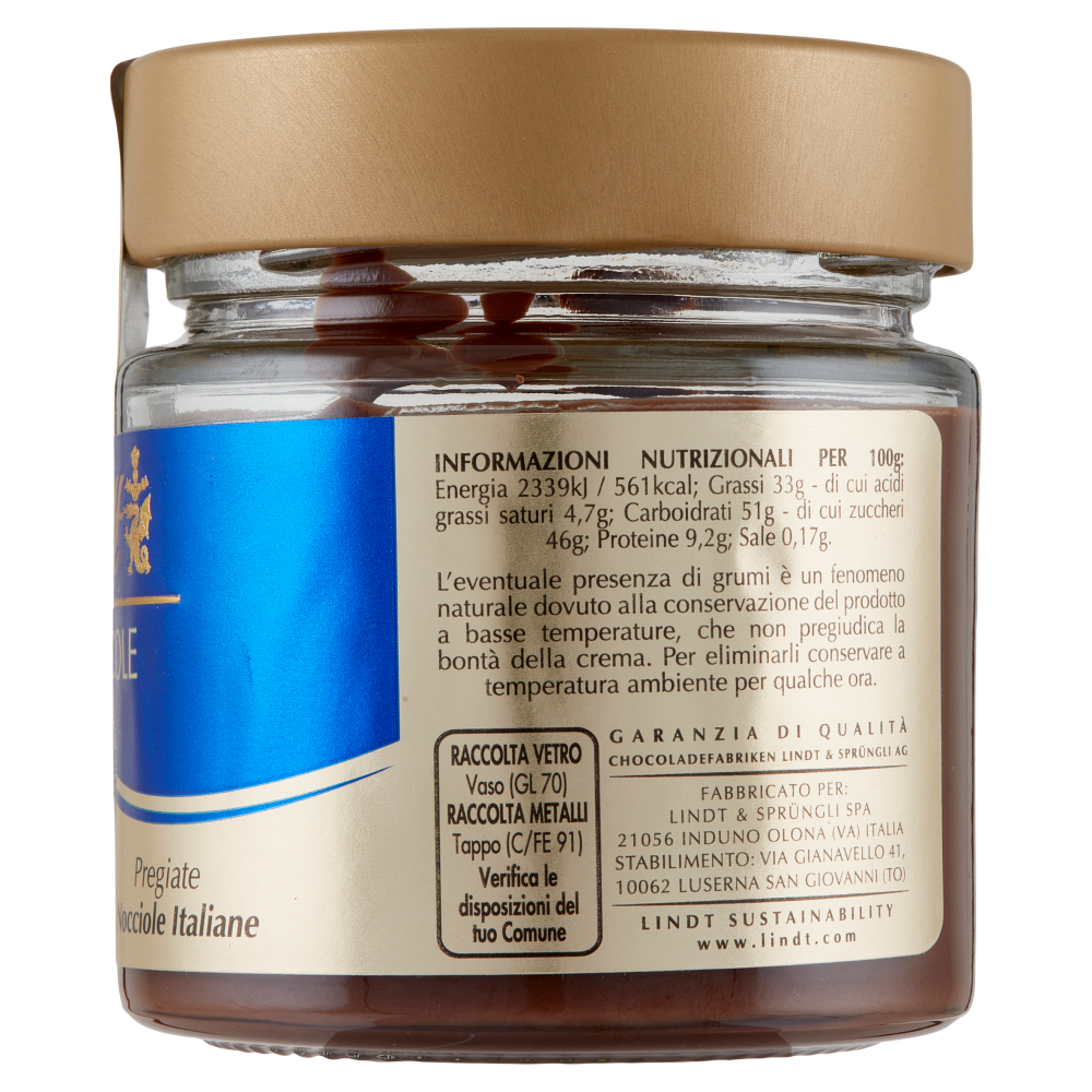 Lindt Crema spalmabile Nocciole Cioccolato al latte 200 g