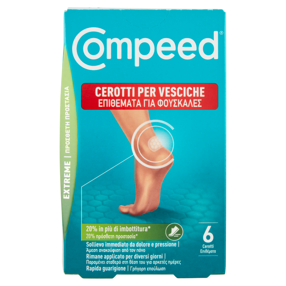Compeed Cerotti per Vesciche Extreme 6 pz