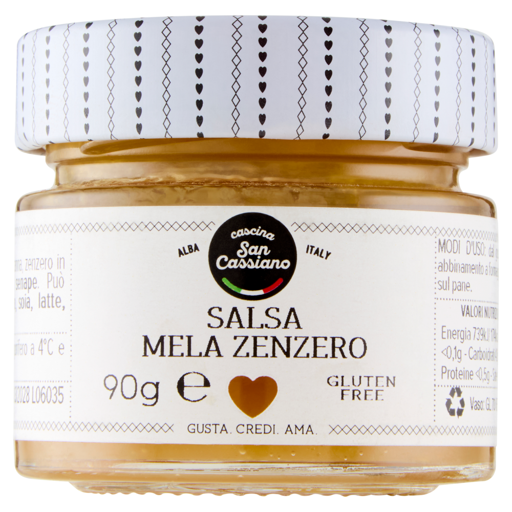 cascina San Cassiano Salsa Mela Zenzero 90 g