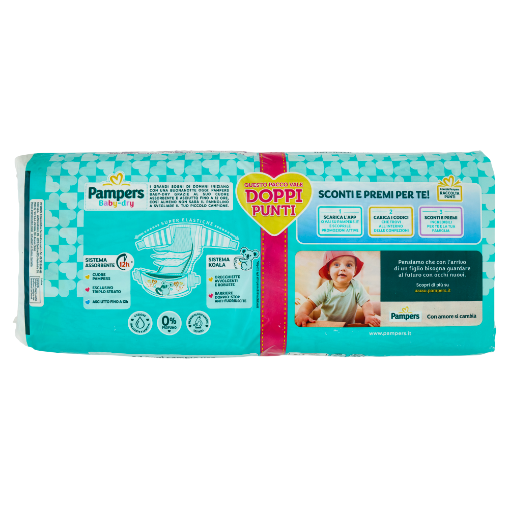 Pampers Baby-dry Junior 22 + 22 pz