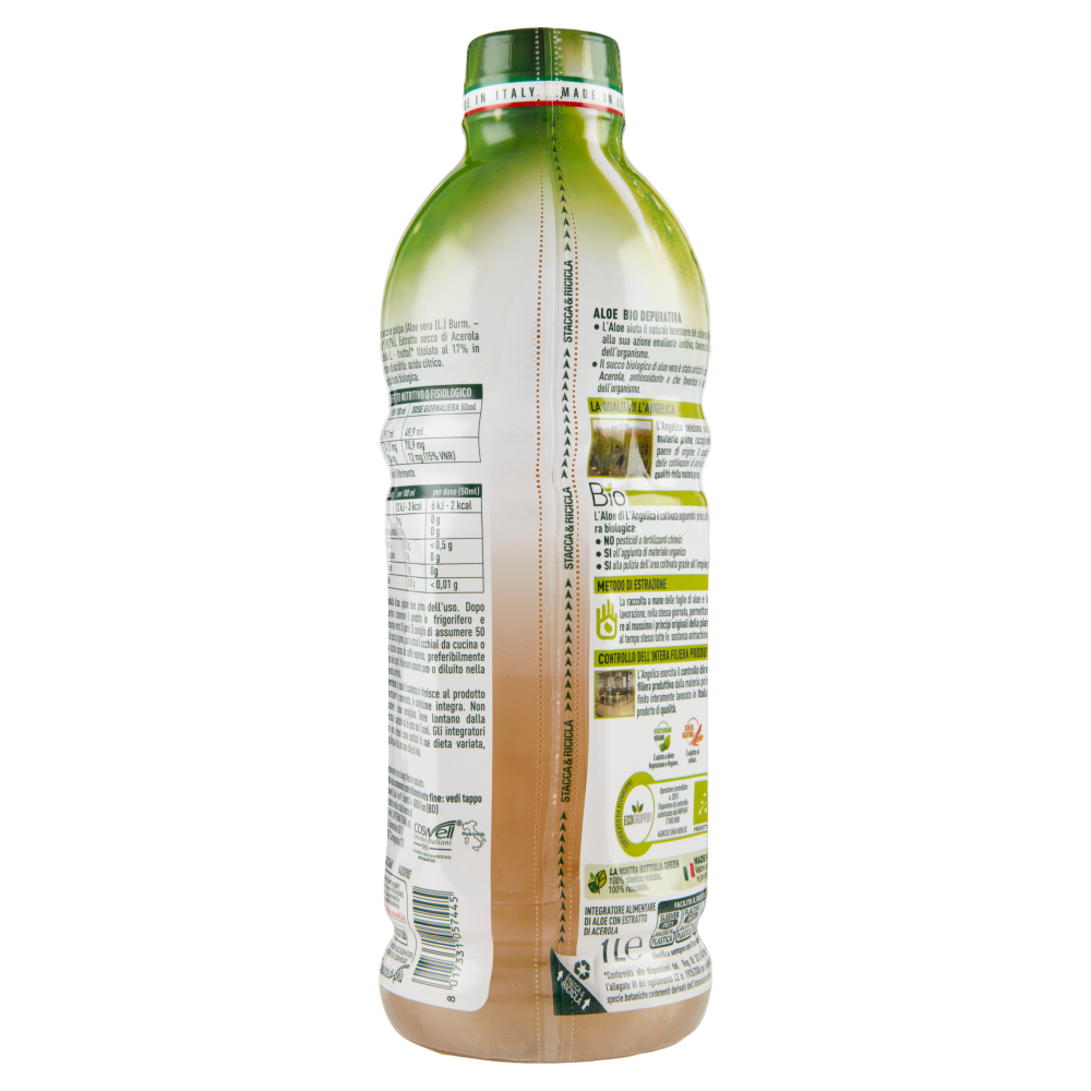 L'Angelica Aloe Vera Biologica 1 L